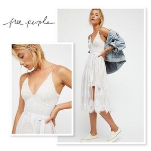 Free People MatchPoint Midi Dress - White